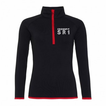 Crossfit Sunderland Ladies Cool Half Zip Sweatshirt